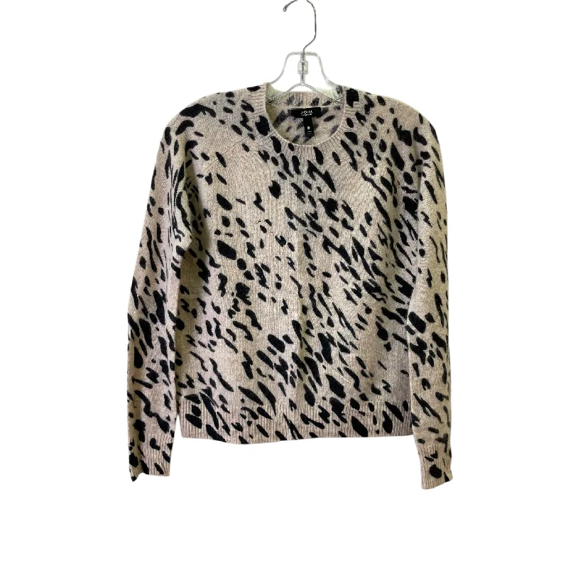 Women's Sweetheart Collar SweatersSweater Cashmere By Aqua In Animal Print, Size:Xs