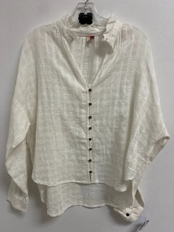 Women's Blouse for Special OccasionsBlouse Long Sleeve By Pilcro In White, Size: M