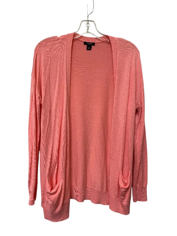 Women's Icelandic Wool SweatersCardigan By Halogen In Pink, Size: S