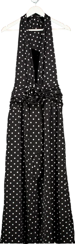 Women's Chunky Knit SweatersMiss Circle Black Polka Dot Halter Maxi Dress UK 10