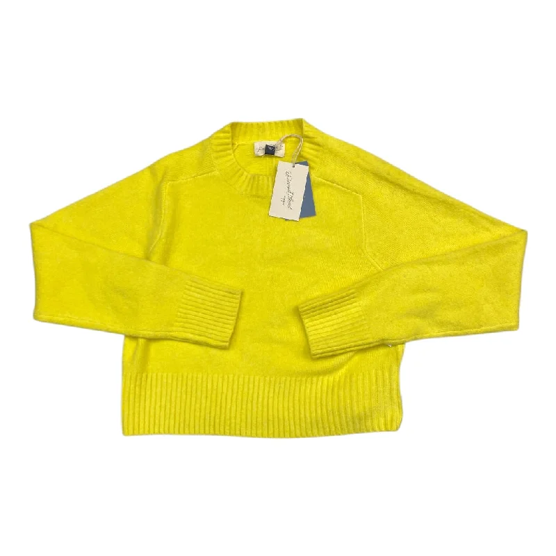 Women's Low Collar SweatersSweater By Universal Thread In Yellow, Size: S