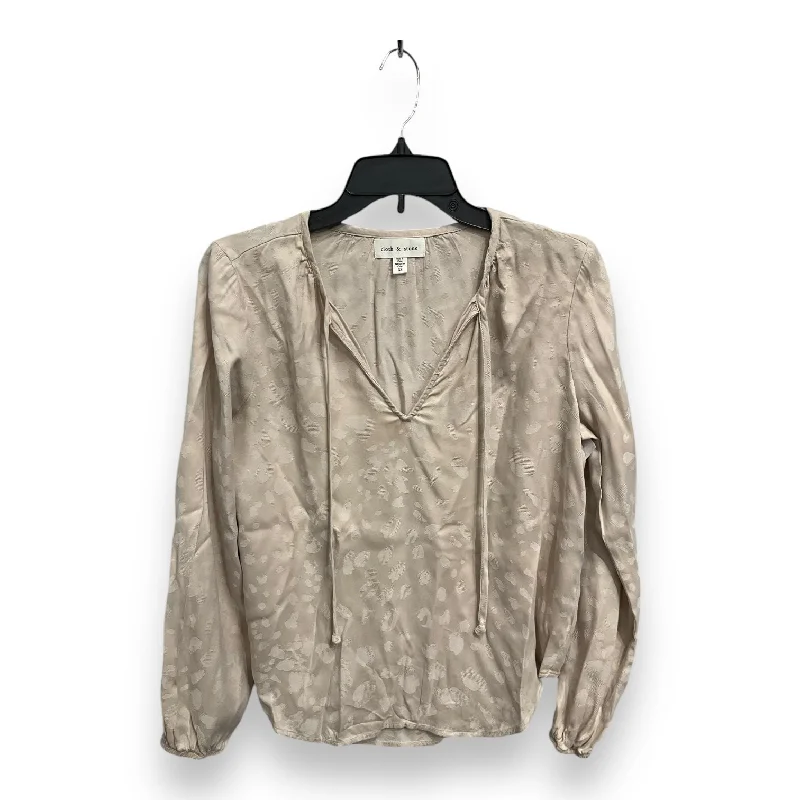 Women's Blouse for Casual WearBlouse Long Sleeve By Cloth & Stone In Cream, Size: Xs