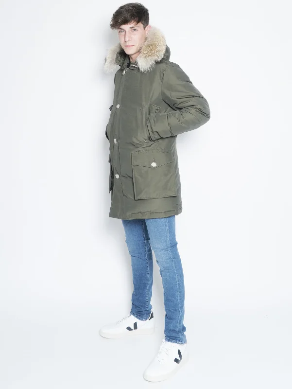 Women's Coats with Fur LiningParka Arctic in Ramar DF Verde