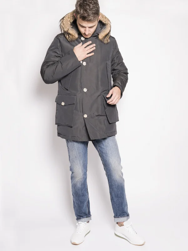 Women's Coats with ButtonsParka Arctic in Ramar DF Grigio