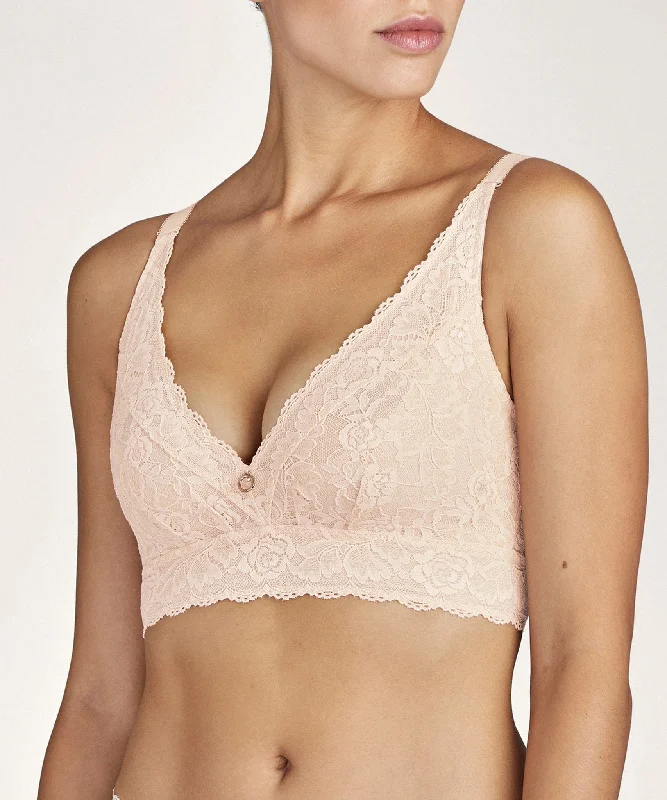 lace-trimmed sleep camisolesAubade Rosessence Comfort Bralette