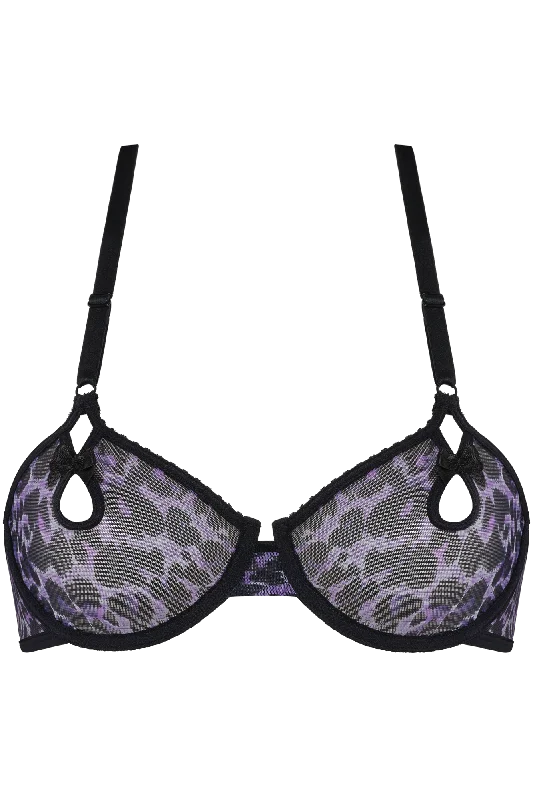 sports bras for small breastsMarlies Dekkers Peekaboo Unpadded Halter Bra