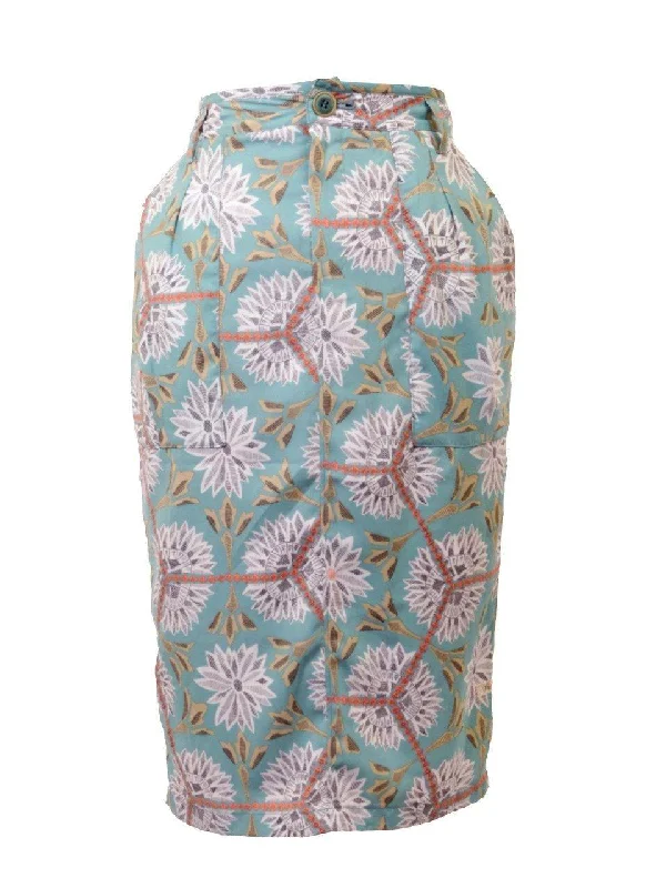 Women's Jodhpurs with Mid WaistThursday Island Vintage Print Skirt