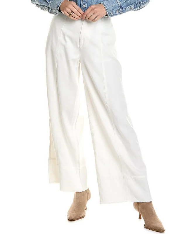 Women's Jodhpurs with Mid-Lengthrag & bone Featherweight Arianna White Cropped Palazzo Jean