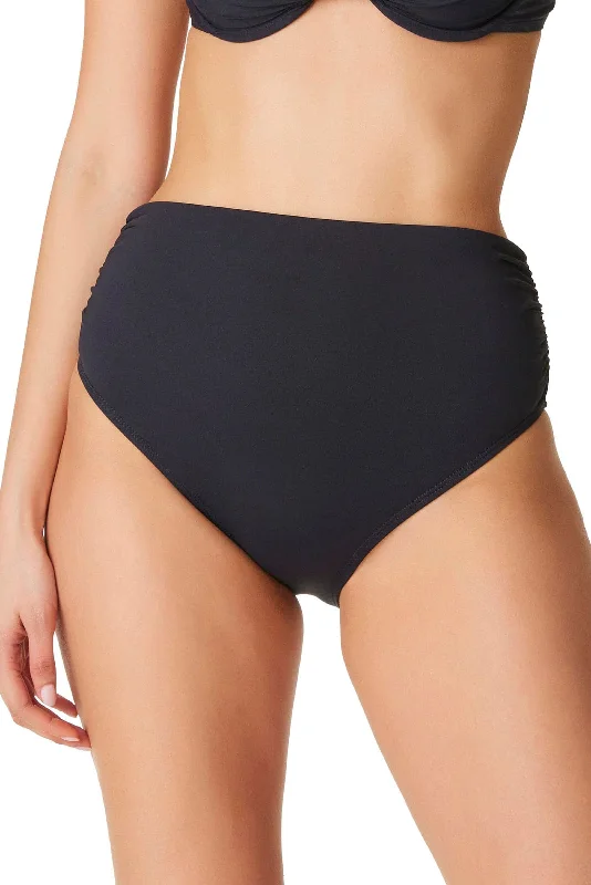 Kore Shirred High Waist Bikini Bottom