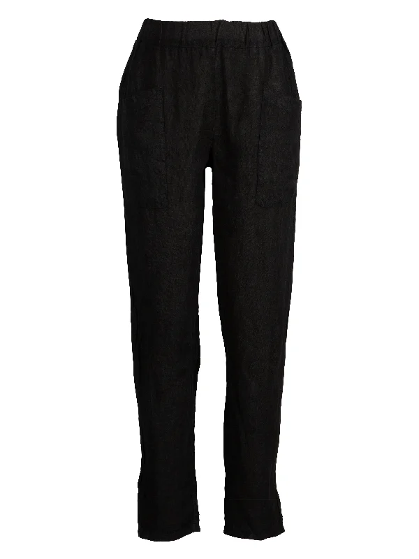  Women's High-Waisted PantsPOLETTE trousers - Black