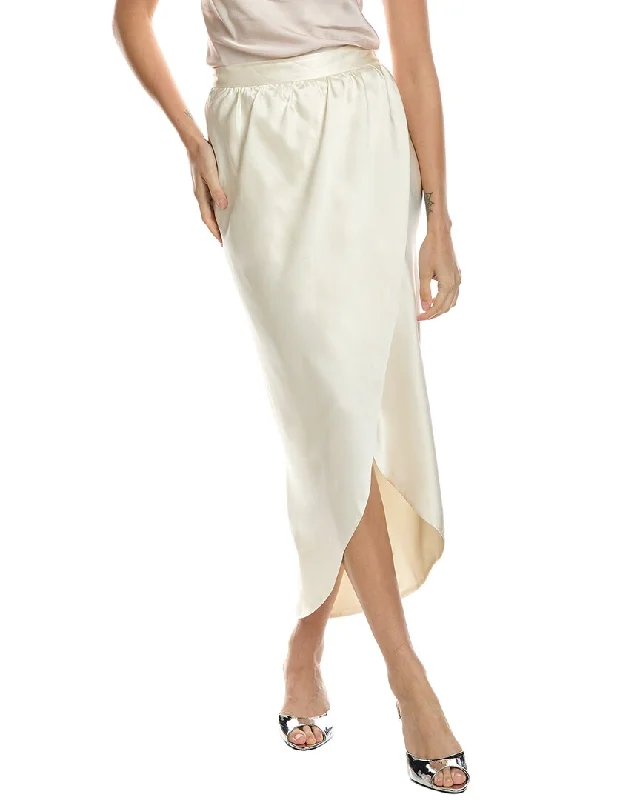 Women's Jodhpurs with Narrow CollarReiss Elsa Silk Wrap Skirt