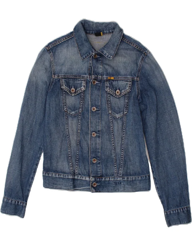 Women's Winter CoatsMELTIN' POT Womens Denim Jacket UK 10 Small Blue Cotton