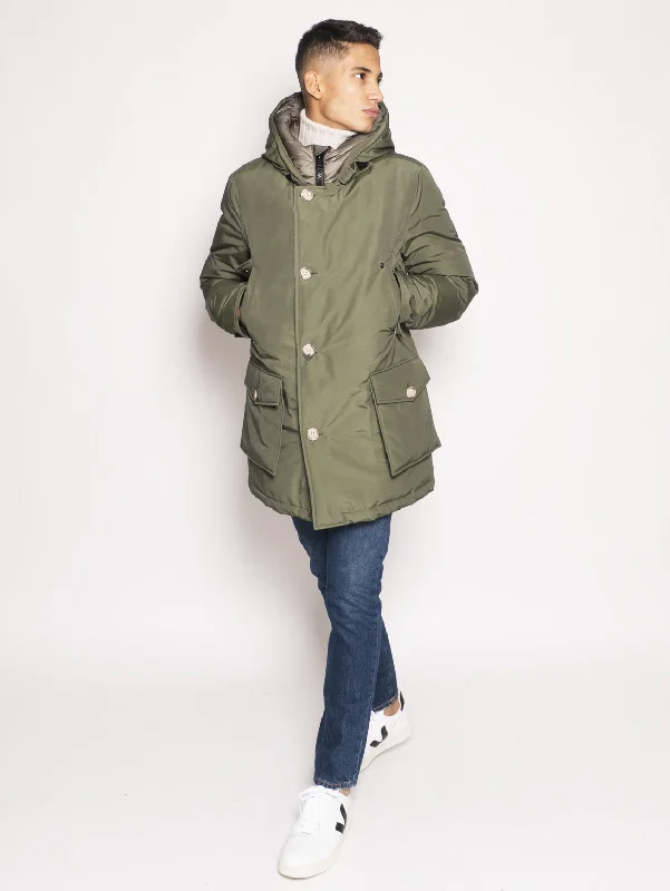 Women's Puffer CoatsParka Arctic Nf Verde