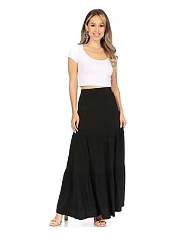 Women's Jodhpurs with Sweetheart CollarWall Street High Waist Maxi Skirt