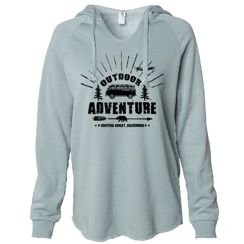 Women's Hooded Sweatshirts with Tight WaistCalifornia Outdoor Adventure Women's Soft Hooded Pullover