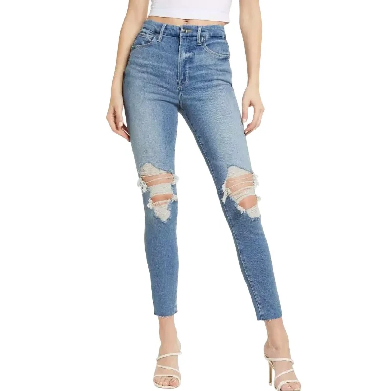 Women's Jodhpurs with Sweetheart NeckWomen's Good Waist Jeans In Indigo