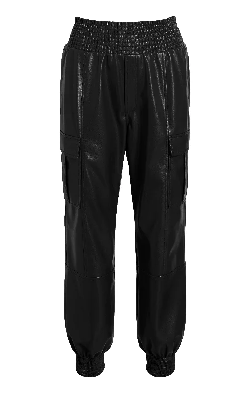 Women's Jodhpurs with Full LengthLite Vegan Leather Jenning Pants