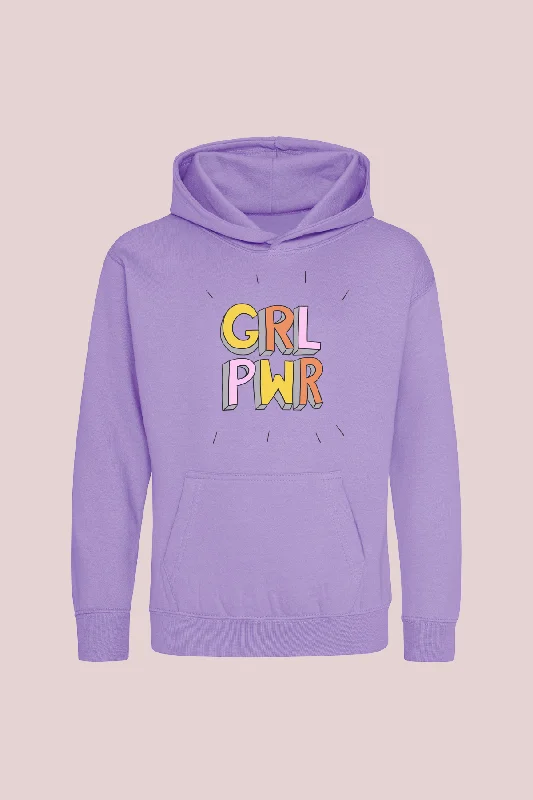 Women's Hooded Sweatshirts with Tie-Dye LiningKID: Girl Power Classic Hoodie