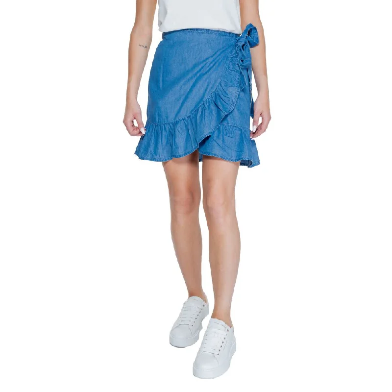 Women's Jodhpur BootsOnly blue Cotton Women's Skirt