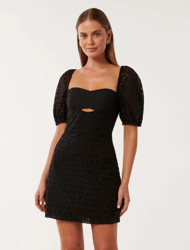 Women's Cut-Out DressesPaige Broderie Mini Dress