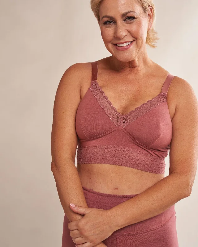 lightweight silk pajama setsDelilah Wireless Mastectomy Bralette AO-019