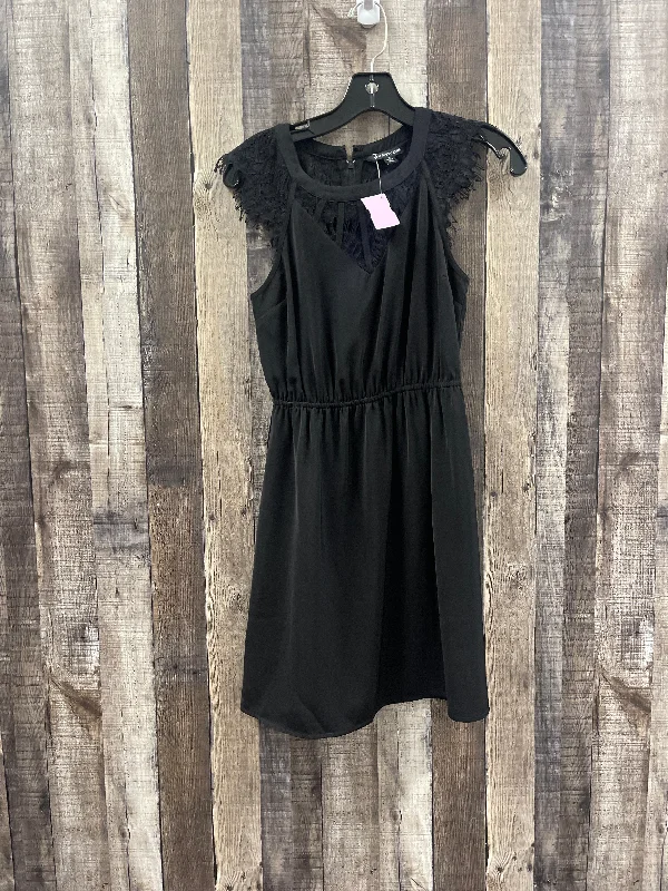 Women's Bell-Sleeve DressesBlack Dress Casual Short 41 Hawthorn, Size Petite   Xs