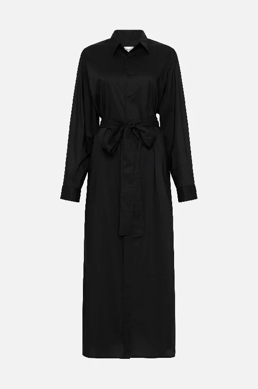 Women's Short-Sleeve DressesEveryday Shirt Dress in Black