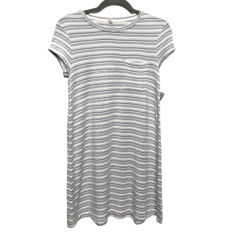 Women's Boat-Neck DressesGrey & White Dress Casual Short Lou And Grey, Size Xs