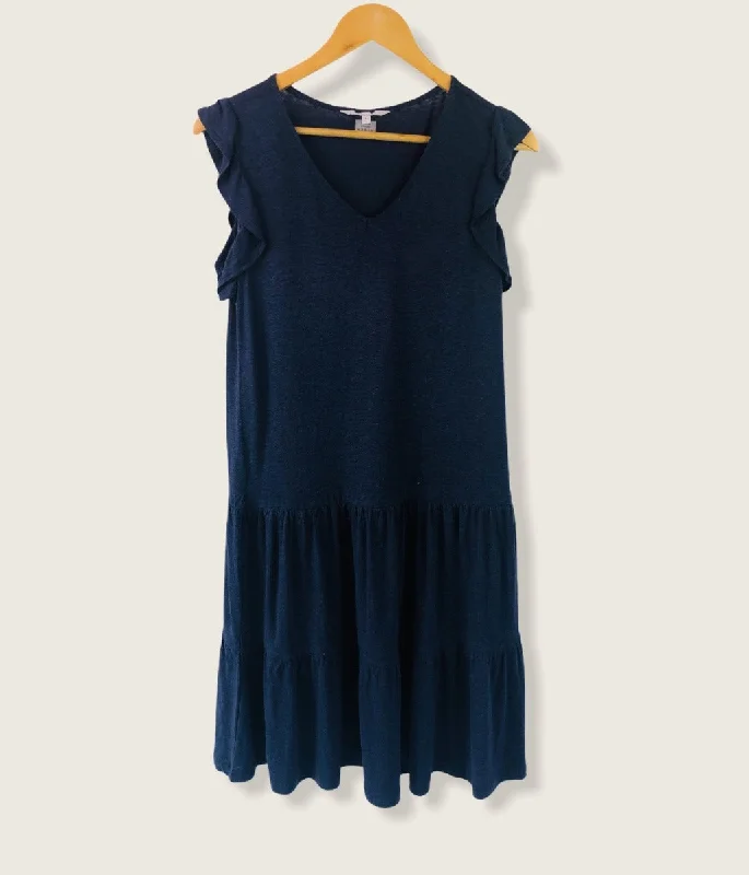 Women's Fit and Flare DressesJosie Navy Jersey Dress