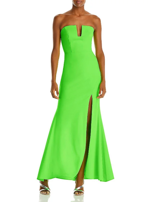 Women's Off-the-Shoulder DressesWomens Strapless Formal Evening Dress