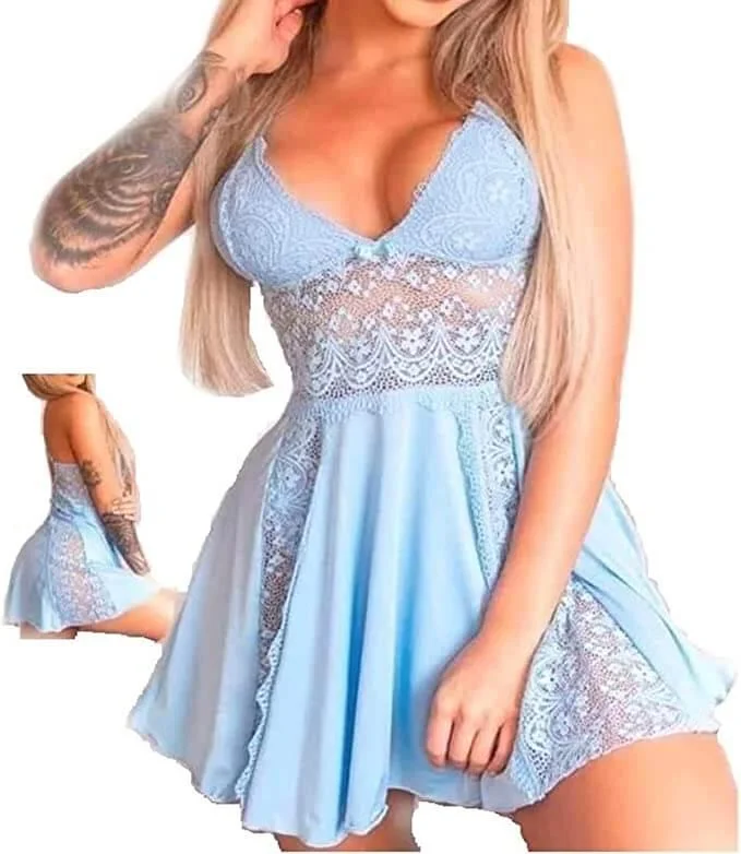 soft-cup everyday brasSexy BabyDoll Lingerie Multi Playsuits Short Nightshirt Women Code 1504